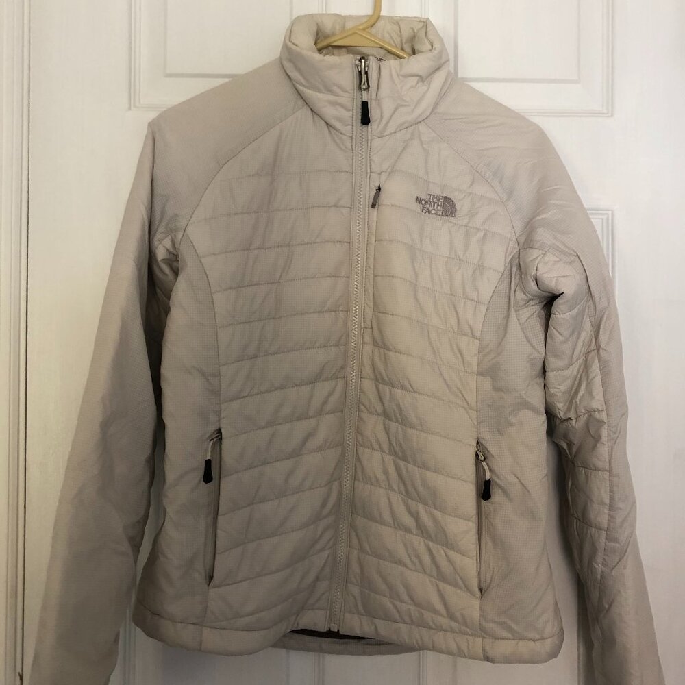 North Face Light Puffer Jacket Cream S